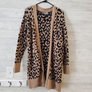 Leopard Knit Cardigan "*t"